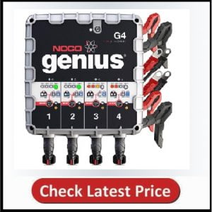 NOCO Genius G4 4-Bank Battery Charger and Maintainer
