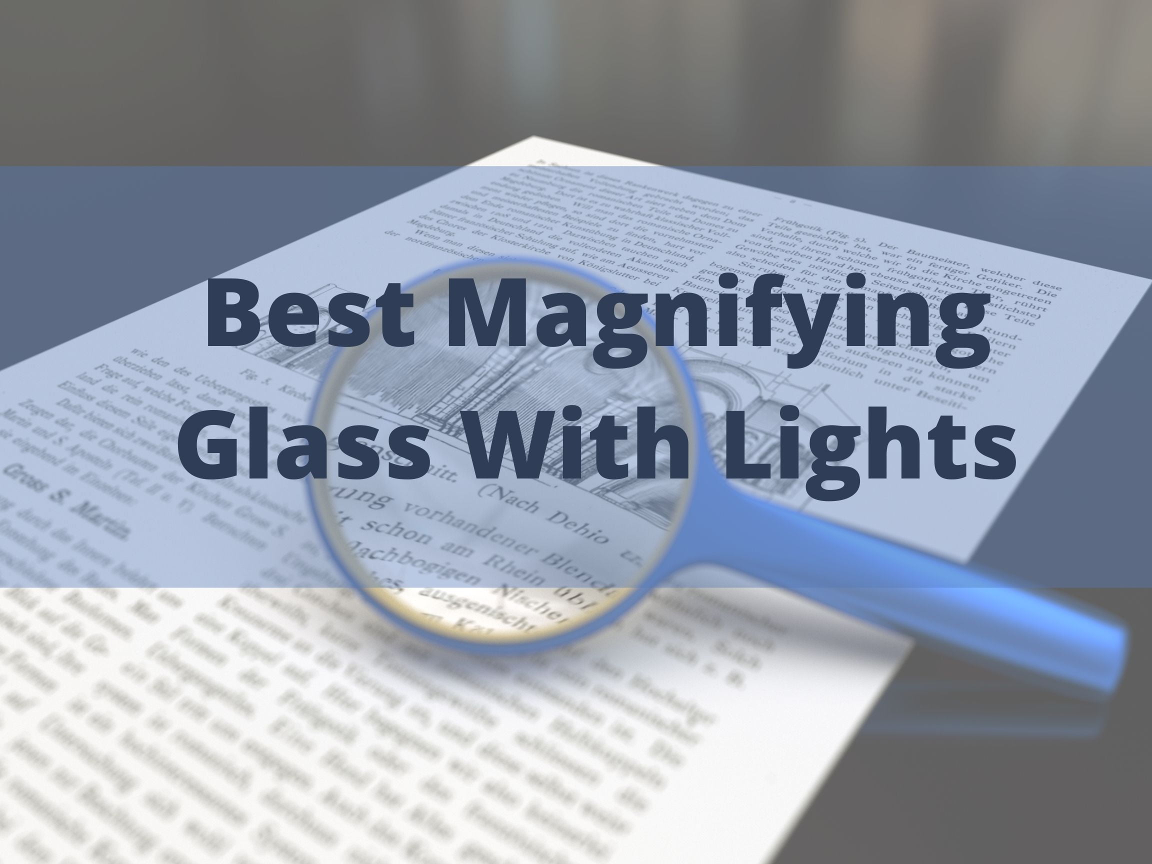 Magnifying Glass With Lights