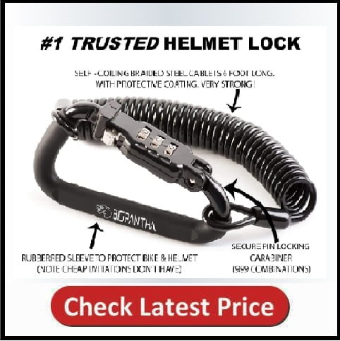 Best Motorcycle Helmet Lock Review to Buy Online - A Review Geek