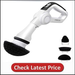 MECO Electric Spin Scrubber, Power Scrubber Cordless High Rotation Handheld Bathroom Scrubber Rechargeable