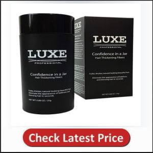 LUXE Hair Thickening Fibers -- CONFIDENCE IN A JAR – 2 Months+ Supply